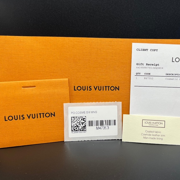 LOUIS VUITTON Cosmetic Pouch GM (LV Discontinued!) NEW - Picture 12 of 13